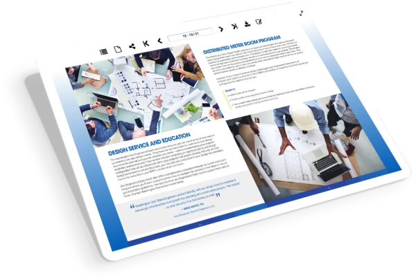 Energy and Utilities PDF Content to Digital Flipbook