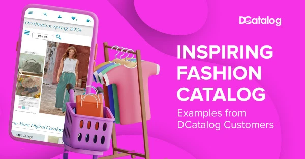 header image for inspiring fashion catalog examples blog post