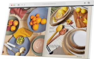 cookware lookbook created using dcatalog