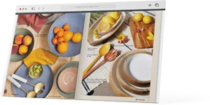 cookware lookbook created using dcatalog