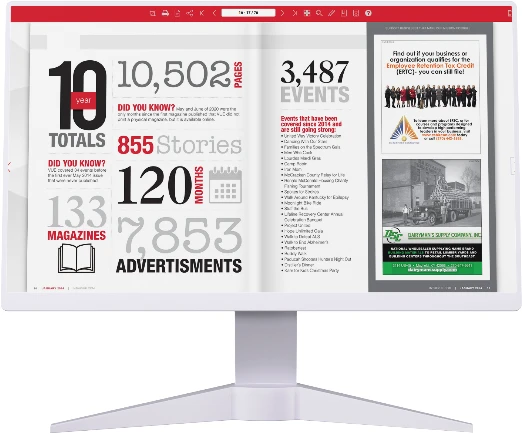 digital corporate magazine pages from DCatalog customer