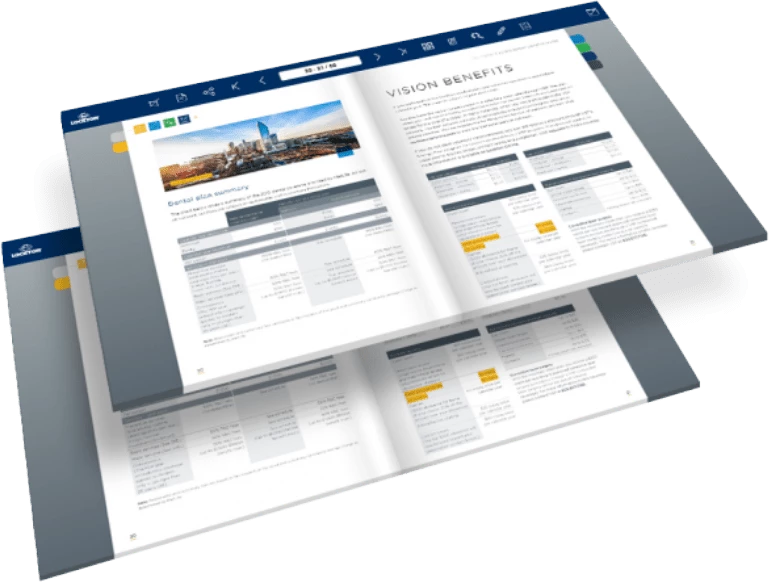 snapshot of lockton companies flipbook created using dcatalog