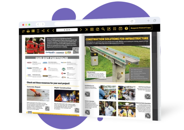 example page from marketing e-brochure