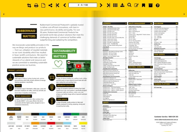 rubbermaid flipbook example