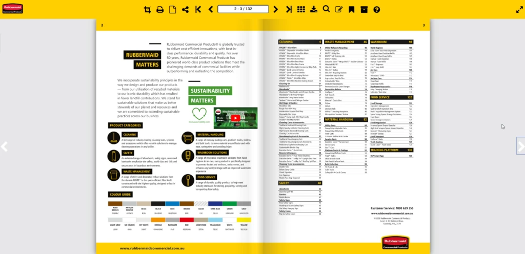 rubbermaid product catalog pricing list