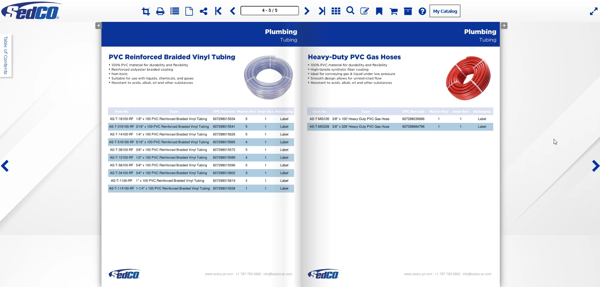 product variants automatically converted into table format