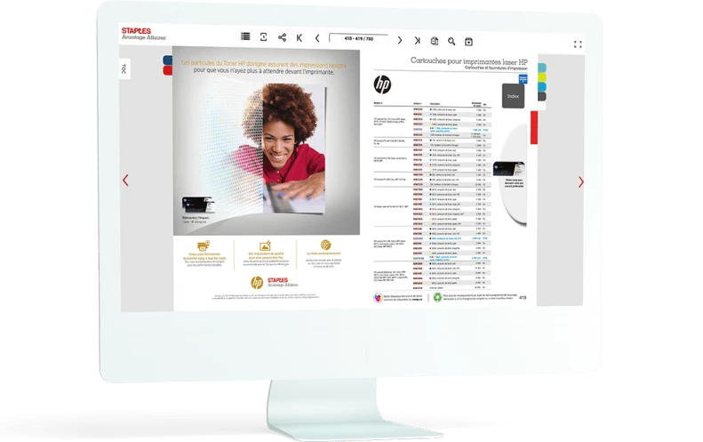 staples b2b product catalog example
