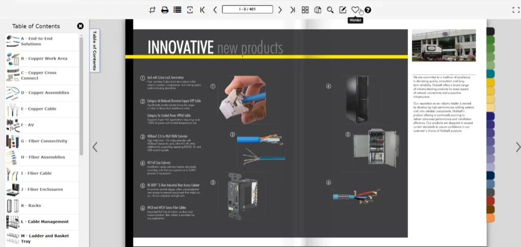 IT products flipbook catalog