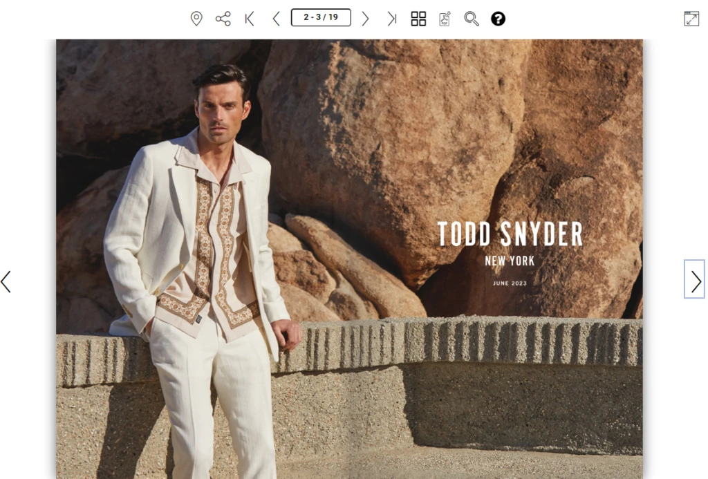 todd snyder fashion flipbook