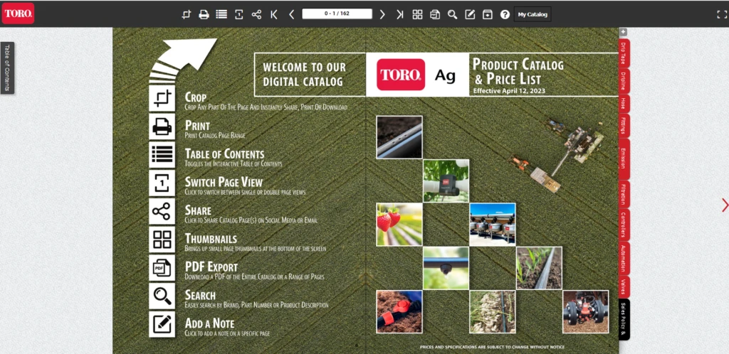 toro flipbook catalog